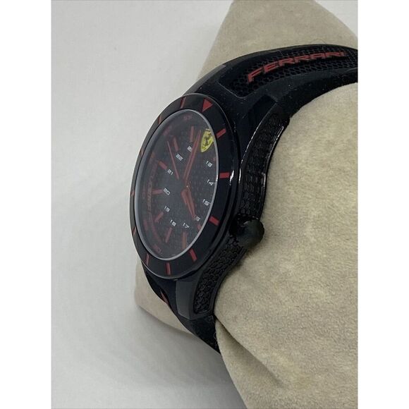 Ferrari Scud Erica SF27.4.47.0217 Men Black Strap Analog Dial Quartz Watch Y772 - Picture 4 of 12